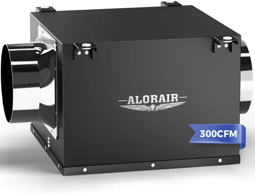 Miniatura 8 de ALORAIR - Ventilador de escape en línea de 4 pulgadas para baño ultra silencioso de 170 CFM para baño, ático, cocina, garaje, lavandería