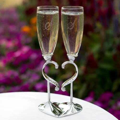 Miniatura 2 de Hortense B. Hewitt juego de 2 copas de champaña, ideal para bodas