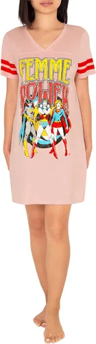 Miniatura 5 de Smart & Sexy Camisa de dormir extragrande con cuello en V para mujer Amarillo