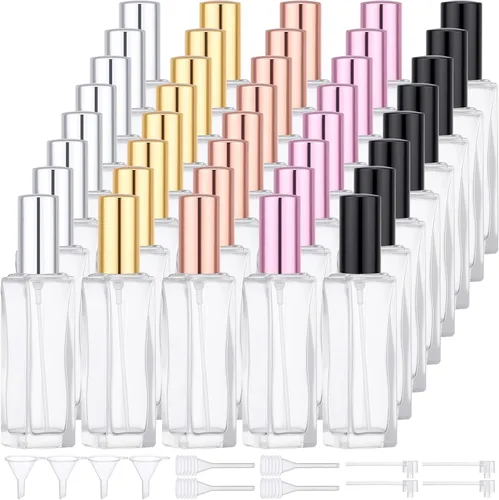 Miniatura 22 de Segbeauty Mini botella de perfume de viaje de 0.1 oz, atomizador de perfume de vidrio, pulverizador de colonia de viaje, botella de spray recargable