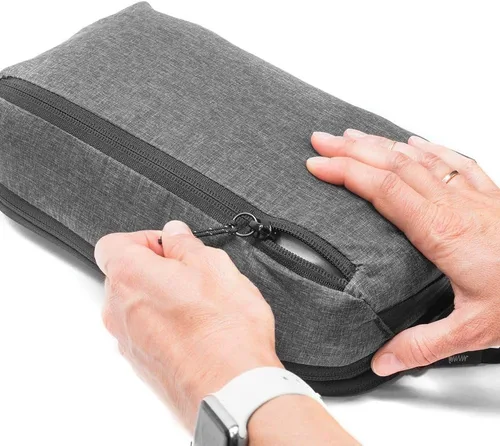 Miniatura 4 de Peak Design Cubo de embalaje, carbón, cubo de equipaje resistente a la intemperie con organización de doble compartimento, expansión y compresión