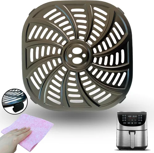 Miniatura 11 de Bandeja para freidora de aire para freidora de aire de 2 cuartos de galón Dash PowerXL Gowise Chefman, revestimiento mejorado de doble capa