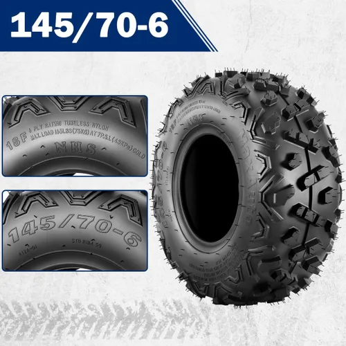 Miniatura 4 de MaxAuto 16x8-7 Neumáticos para ATV 16x8.00-7 Neumáticos para Go-Kart AT16x8-7 Neumático para Mini Bicicleta 16x8x7 Neumático para UTV Todo Terreno