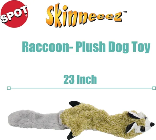 Miniatura 2 de SPOT Skinneeez - Juguete para perros sin relleno con chirriador para todos los perros. Juguete de tira y afloja para razas pequeñas y grandes. 23