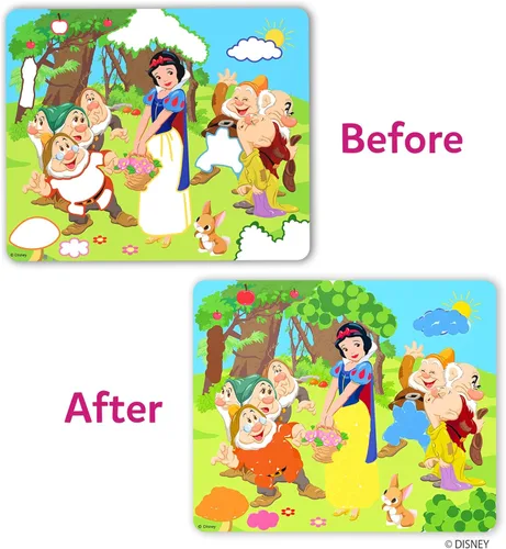 Miniatura 5 de Skillmatics Dot It - Arte adhesivo de princesa Disney, diversión sin desorden para niños, más de 500 calcomanías, kits de manualidades, actividad