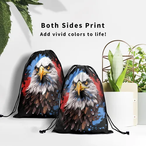 Miniatura 70 de Bolsa de agarre de gimnasia de piel de animal, bolsa de gimnasia con cordón ajustable, bolsa de cuerda para fauna silvestre, Mariposas Galaxy