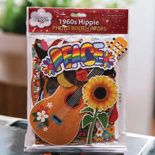 Miniatura 9 de Accesorios para cabina de fotos de los años 60, kit de cabina de fotos de 41 piezas con letrero de 8 x 10 pulgadas, 60 almohadillas adhesivas, 45