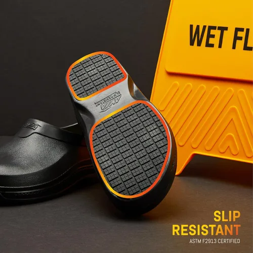 Miniatura 5 de Avia Flame - Zuecos antideslizantes para hombre, zapatos antideslizantes para servicio de alimentos, zapatos antideslizantes para restaurante