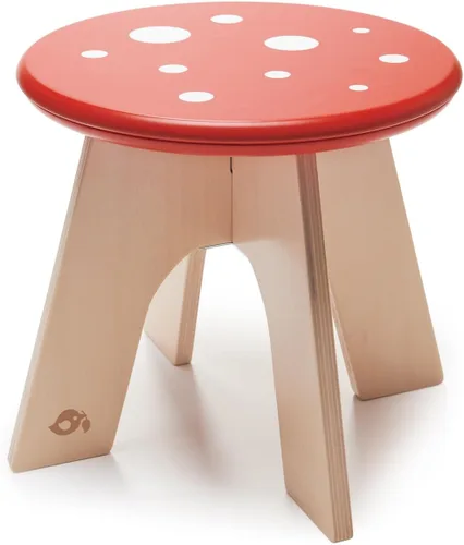 Miniatura 5 de Tender Leaf Toys - Toadstool - Adorable taburete colorido de madera maciza para niños a partir de 3 años