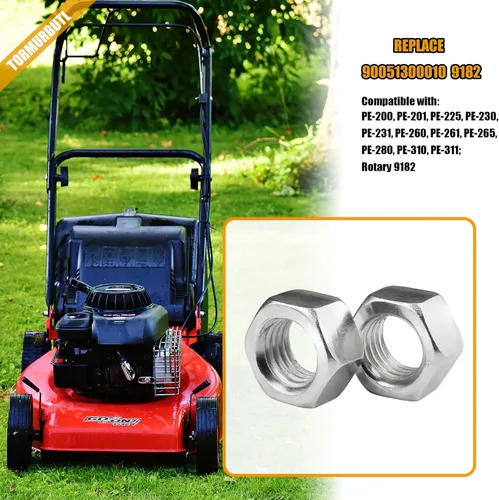 Miniatura 4 de 90051300010 Cuchilla/Tuerca Principal Rplacement para Rotary 9182 Echo/Shindaiwa 90051300010 Para PE-200 PE-225 PE-230 PE-260 PE-280 PE-310