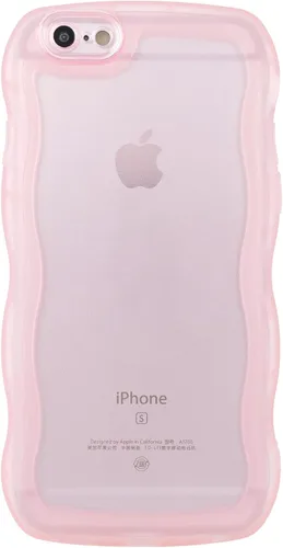 Miniatura 128 de SKYLMW Compatible con iPhone 6s Plus/6 Plus Case de 5.5", Linda Kawaii Marco Ondulado Rizado Forma de Marco Funda de Silicona Suave Resistente a