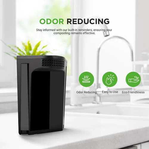 Miniatura 2 de Nutrichef Filtro de compostador de repuesto: reemplaza tu filtro eléctrico de abono de cocina Nutrichef Reemplazo óptimo cada 3-6 meses Fácil