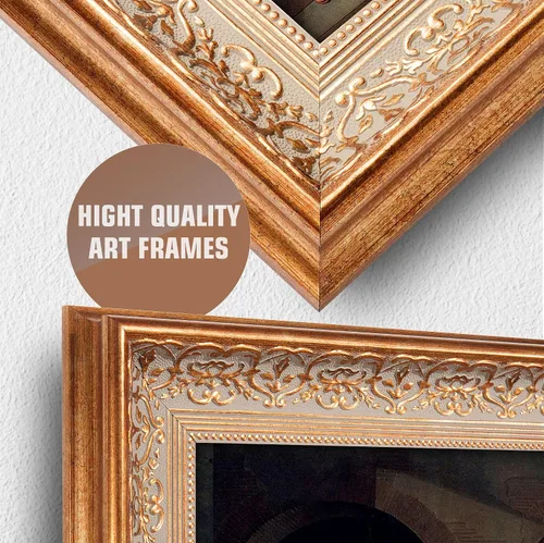 Miniatura 329 de A&T ARTWORK Campo de trigo con cipreses de Van Gogh Las reproducciones de arte clásico mundial, impresiones en lienzo giclée para decoración