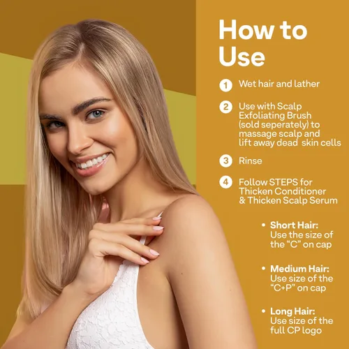 Miniatura 9 de Colorproof Biorepair Thicken Shampoo for Thinning Color-Treated Hair, Nourishes & Stimulates Hair & Scalp, Thicker, Fuller Looking Hair