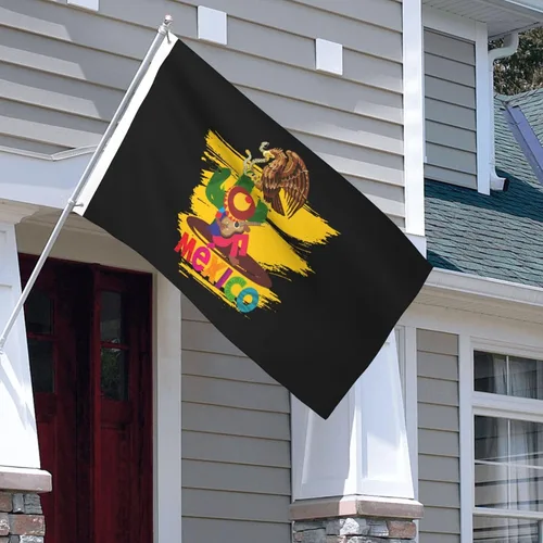 Miniatura 11 de Bandera de 3 x 5 pies, calendario azteca mexicano de doble cara, letrero grande para pared, dormitorio, sala de estar, decoración colgante de casa
