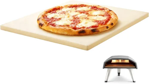 Piedra de pizza cuadrada de 13 pulgadas de repuesto para Ooni Koda Karu y Fyra 12, piedra de pizza para hornear cordierita para horno Ooni 12, para