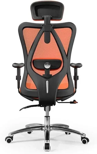 Miniatura 6 de Silla de oficina ergonómica giratoria ejecutiva multifunción de malla con ajustable (negro)