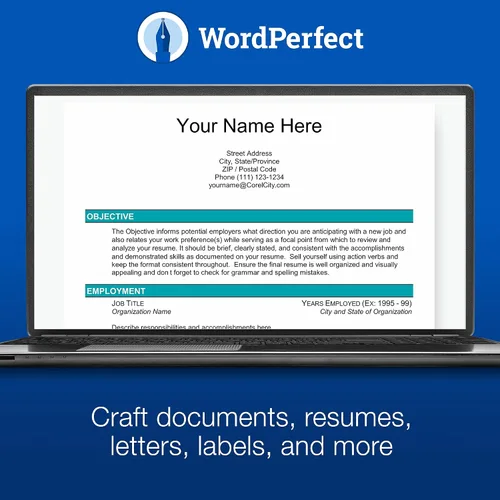 Miniatura 3 de Corel WordPerfect Office Home & Student 2021 Office Suite of Word Processor, Spreadsheets & Presentation Software [PC Disc]