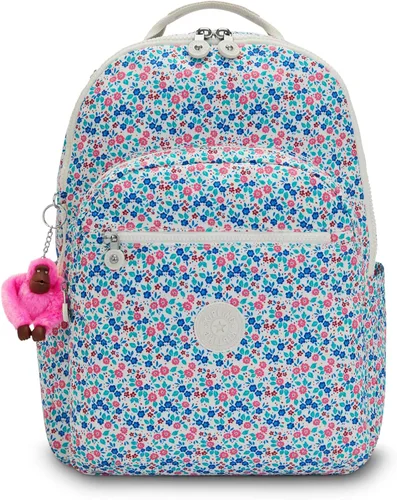 Miniatura 107 de Kipling Mochila para portátil Seoul de 15 pulgadas para mujer, duradera, espaciosa, con correas acolchadas para el hombro, funda protectora