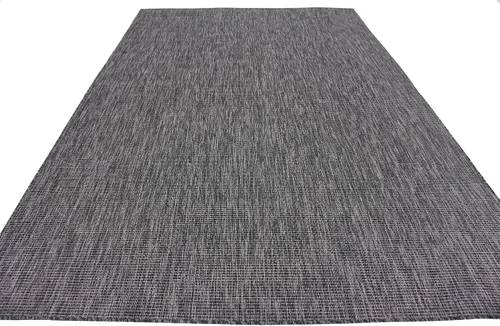 Miniatura 5 de Unique Loom Collection - Alfombra casual de transición sólida jaspeada para interiores y exteriores