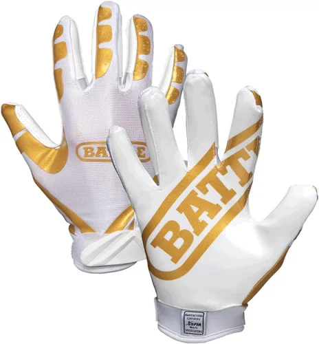 Miniatura 8 de Battle Sports Guantes de Fútbol Americano Ultra-Stick Wide Receiver - Guantes de Fútbol Americano para Adultos y Jóvenes