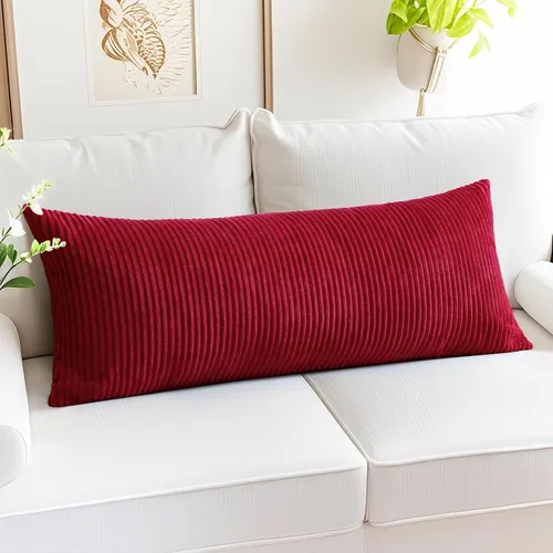 Miniatura 276 de Artscope Fundas de Almohada de Pana a Rayas Acogedoras Súper Suaves Decorativas Cuadradas Fundas de Cojín para Sofá Sillón Dormitorio Decoración