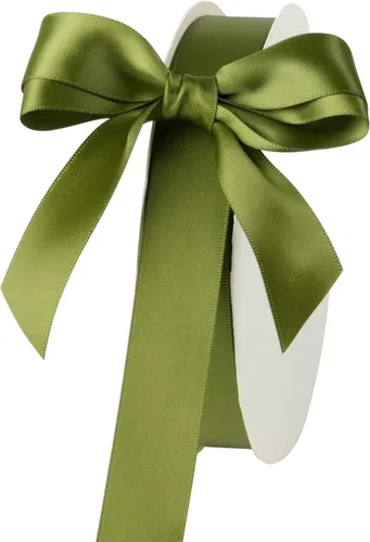 Miniatura 10 de MAYREEL Cinta de satén negra de 7/8 pulgadas de doble cara para envolver regalos, manualidades, lazos para el pelo, decoración de fiesta, ramos