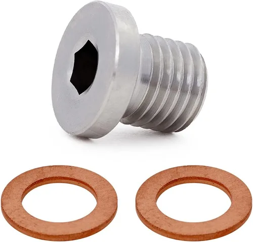 Cárter Motor Drenaje de Aceite Tapón y Arandela 7052306 5812232 Reemplazo para Polaris Sportsman RZR Ranger Scrambler 1 Unidades