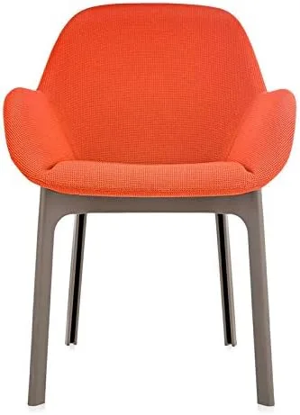 Miniatura 3 de Kartel SFCH-K4181T-4 - Silla de comedor, color naranja, 21,7 pulgadas de ancho x 20,7 pulgadas de profundidad x 29,1 pulgadas de alto x 29,1