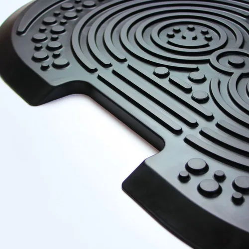 Miniatura 4 de System 2000M Lite - Alfombrilla ergonómica antifatiga para escritorio de pie, uso doméstico y de oficina, gris, 16 x 24 pulgadas