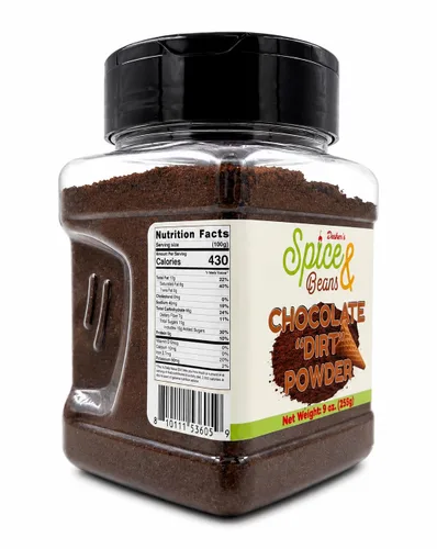 Miniatura 8 de Polvo de Galleta de Chocolate "Dirt" Cobertura para Helado y Decoración de Postres por Dasher's Spice & Beans 9 oz.