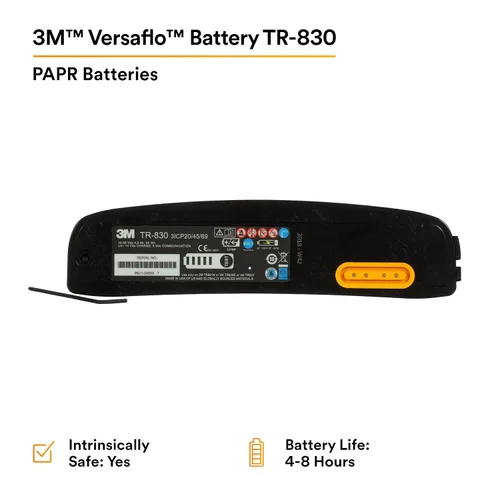 Miniatura 2 de 3M Versaflo TR-830/94243 (AAD), intrínsecamente segura, para TR-800 PAPR