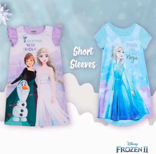 Miniatura 4 de Disney Girls Princess Frozen Minnie Mouse 3-Pack Nightgown
