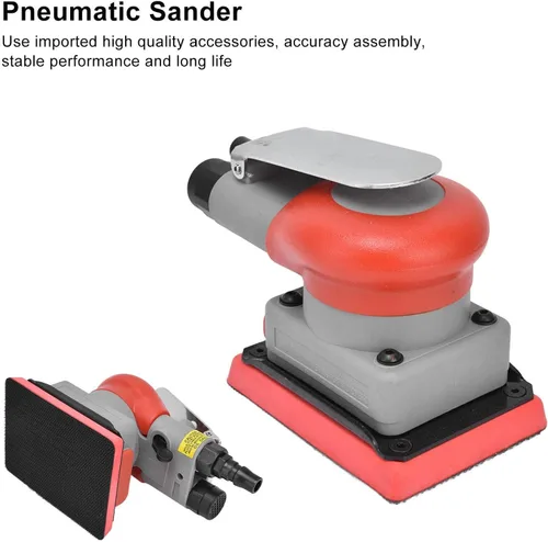 Miniatura 4 de Lijadora orbital aleatoria neumática 0.098 in Orbit Palm Air Sander para auto detallar coche pulido carpintería