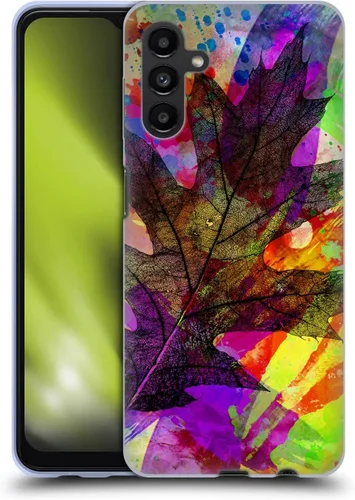 Miniatura 9 de Head Case Designs Haroulita - Funda de gel suave con licencia oficial de Haroulita Neon Tropical Leaves compatible con Samsung Galaxy A13 5G (2021)