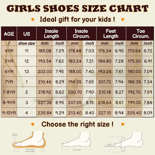 Miniatura 6 de Zapatos de vestir para niñas, zapatos de vestir Mary Jane para niñas, zapatos de princesa para boda, fiesta, niña, zapatos escolares de tacón bajo