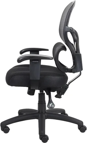 Miniatura 5 de Boss Office Products - Silla multifunción para tareas en negro, espalda media (B6338)