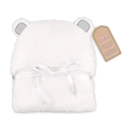Miniatura 6 de Jam Naturals - Linda manta orgánica envolvente de oso para recién nacido - Manta suave para bebé de género neutro, regalo para registro de bebé Gris