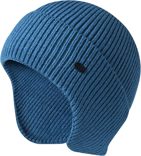 Miniatura 26 de Gorros de invierno para hombre, para exteriores, elásticos, de punto, con orejeras, resistentes al viento