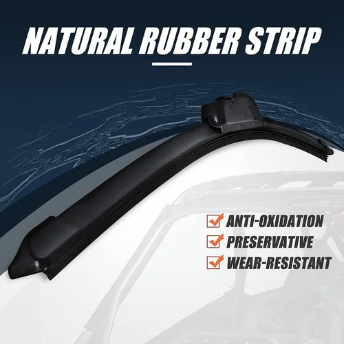 Miniatura 4 de Limpiaparabrisas universal para UTV y carrito de golf con brazo de limpiaparabrisas manual Diseño de metal sinterizado resistente para todo tipo