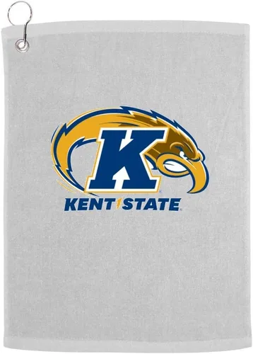 Sport Your Gear Kent State Golden Flashes - Toalla para bolsa de golf, con licencia oficial, logotipo atlético, ultraabsorbente, con ojales, Kent St