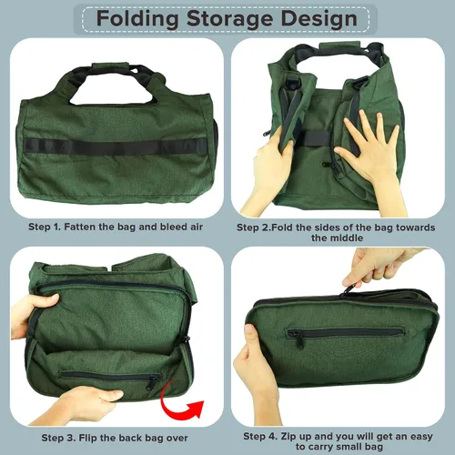 Miniatura 6 de Bolsas de gimnasio para hombres y mujeres, bolsa de lona deportiva, bolsa de gimnasio de viaje con compartimento para zapatos y bolsillo húmedo