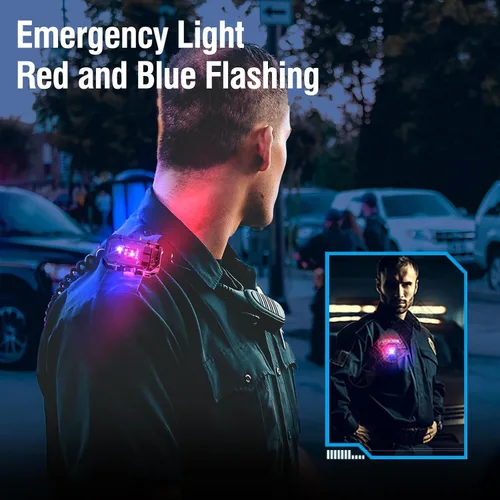 Miniatura 4 de N11 Clip magnético mini EDC linterna 1000 lúmenes, llavero linternas 8 modos de bolsillo luz flash con luces blancas rojas azules pequeña linterna