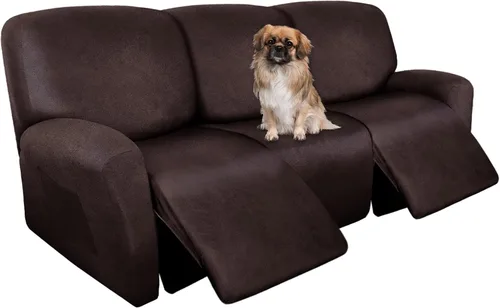 Miniatura 32 de ANARACHON Fundas para Sillas Reclinables Tipo Cuero, 4 Piezas Funda para Sillón Reclinable Lazy Boy, Protector de Muebles - Funda Suave Lavable