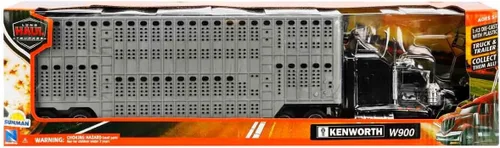 Miniatura 5 de 1/43 D/C Kenworth W900 Pot Belly - Remolque de ganado