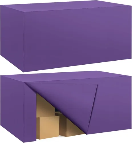 Miniatura 35 de Paquete de 2 manteles ajustados para mesa rectangular de 4 pies, 48 x 24 pulgadas, cubiertas de mesa verde manzana, tela de poliéster resistente al