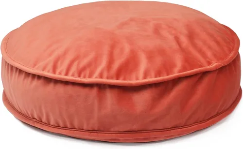 Miniatura 7 de Funda de Almohada de Suelo Redonda de Terciopelo Funda de Asiento Puf de Yoga Meditación Cojín de Felpa Decoración de Sala de Lectura Solo Funda