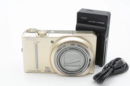 Miniatura 3 de Nikon COOLPIX S9100 Cámara digital CMOS de 12.1 MP con lente de zoom óptico gran angular NIKKOR ED de 18x y video Full HD 1080p (negro)