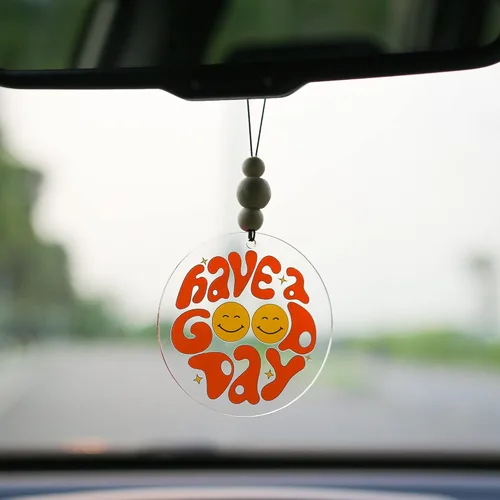 Miniatura 29 de Talataca Adorno plano 2D cristiano para automóvil y cuentas de madera, citas inspiradoras con cuentas, accesorios para espejo retrovisor, colgante 37