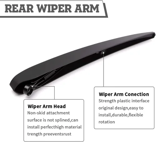 Miniatura 4 de Juego de tuercas para brazo de limpiaparabrisas trasero, reemplazo para Chevrolet Chevy Equinox GMC Terrain 2018-2021, Buick Envision 2016-2020